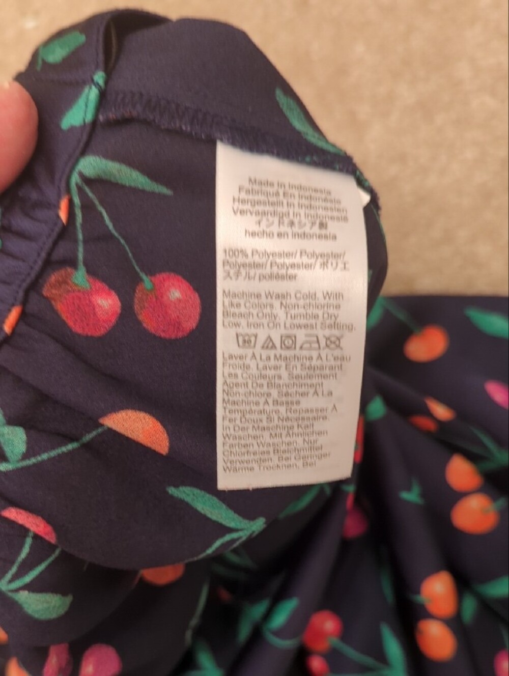 J. Crew Cherry-Print Mini Skirt, Women's XXL - Picture 3 of 5